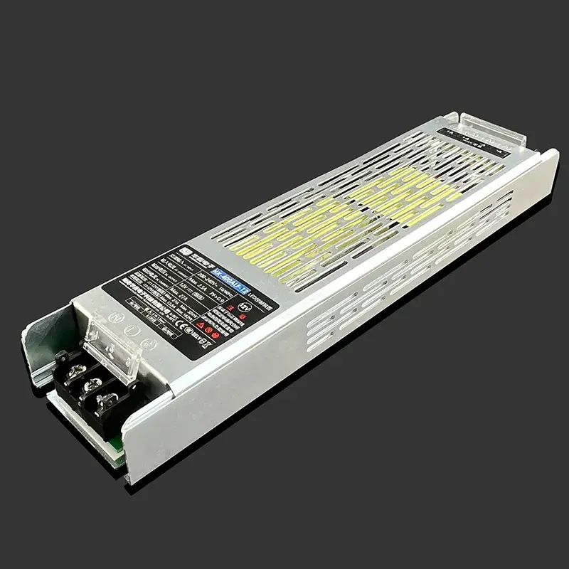 Certyfikaty CE DC24V 15A 400W Slim Power Supply do oświetlenia wewnętrznego